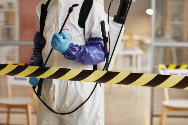 Professional Crime Scene Cleanup technician working in Hill, NH